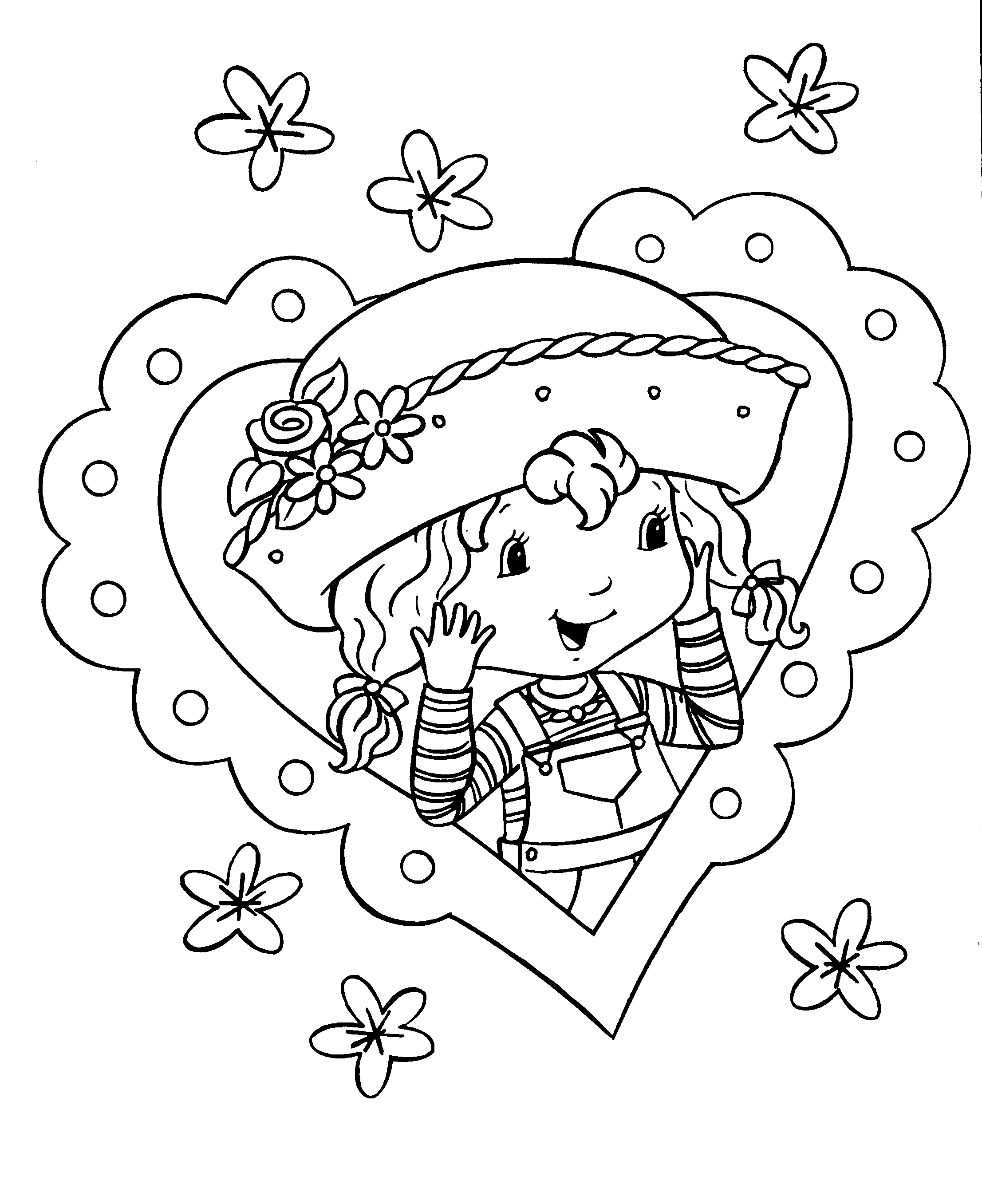 Angélique dans un coeur