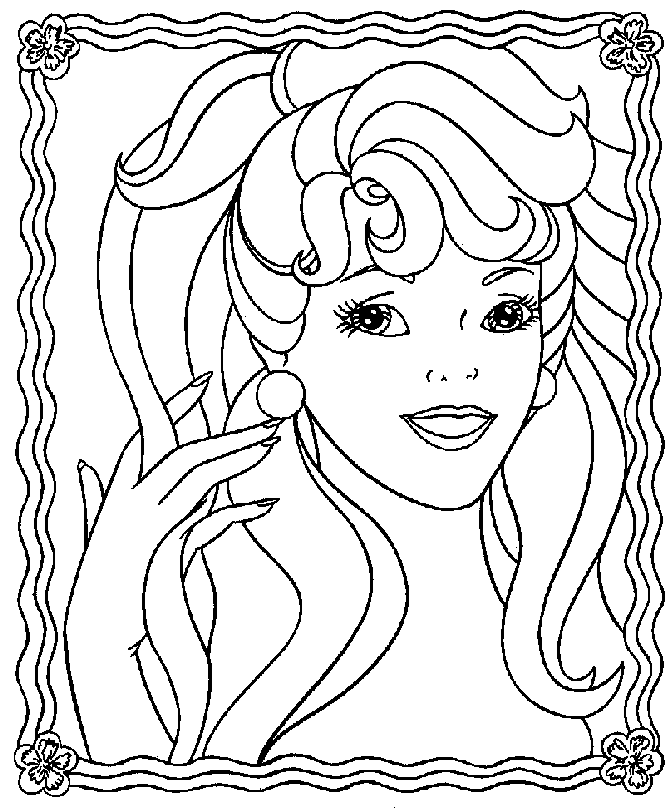 Barbie au miroir