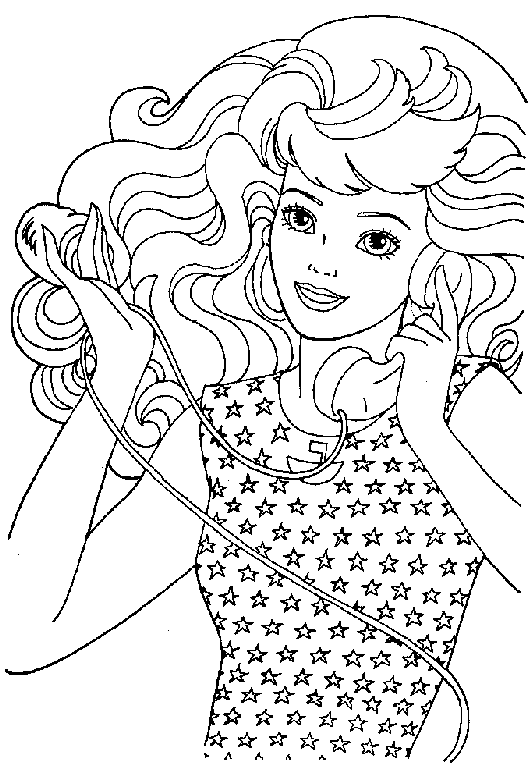Barbie au téléphone