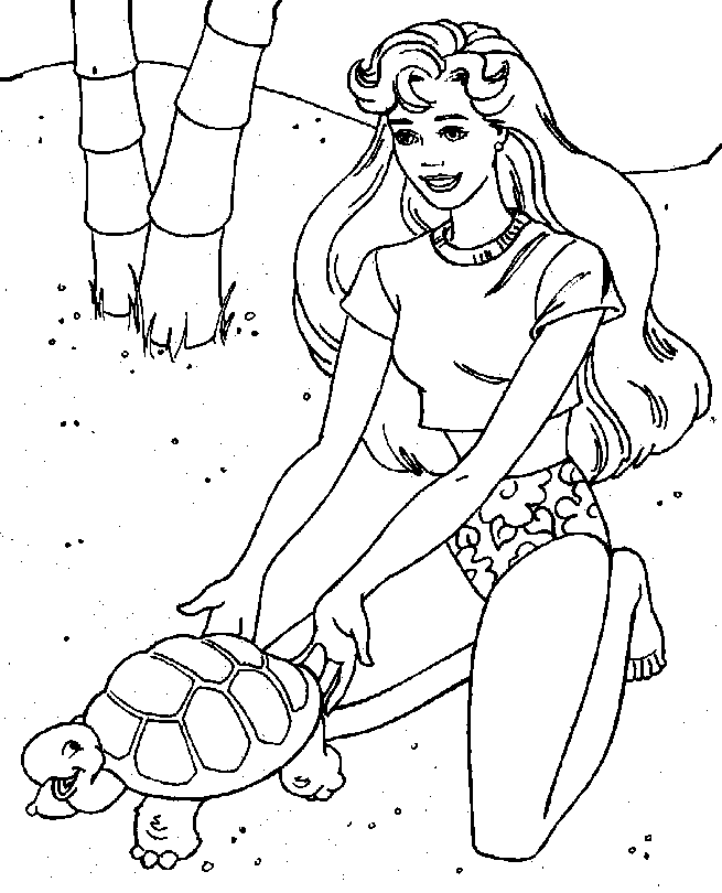 Barbie et la tortue
