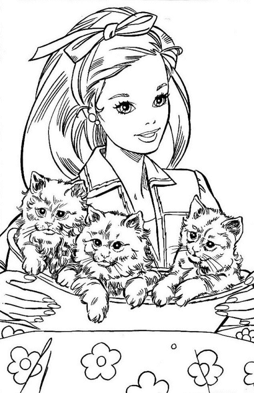 Barbie et ses chats