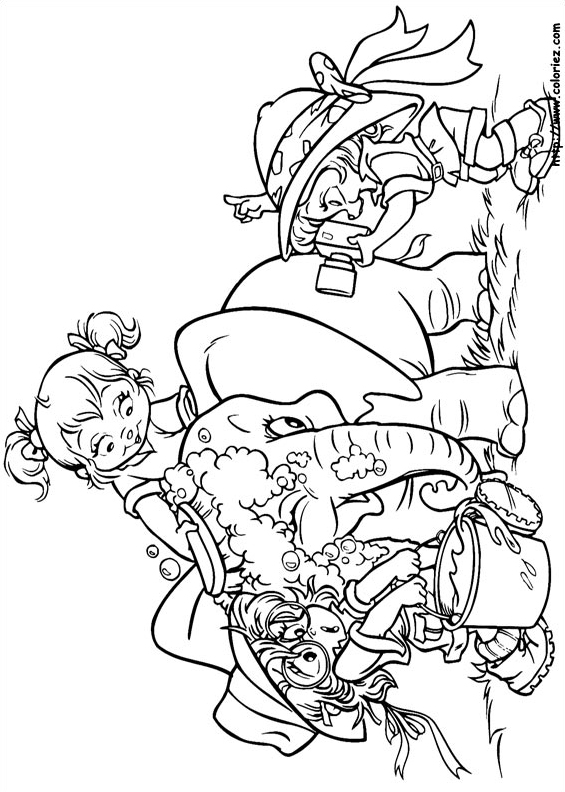Chipettes et l'éléphant