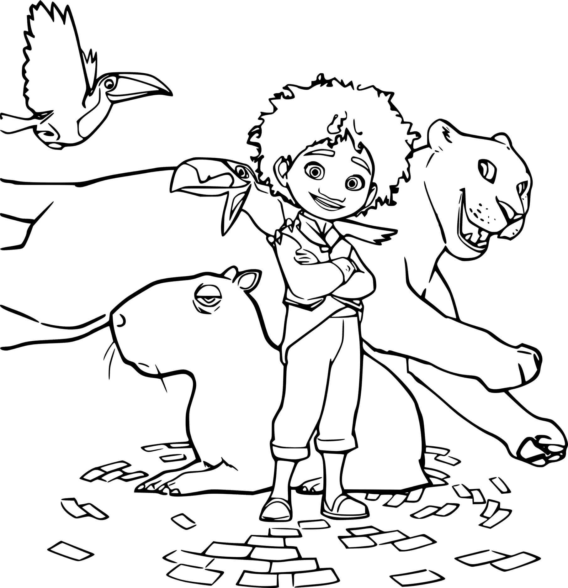 Antonio et les animaux