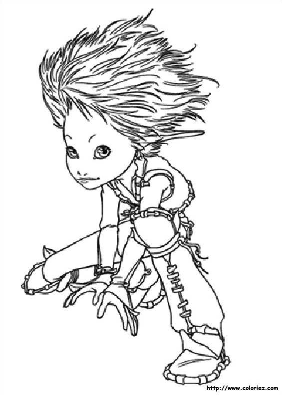 Arthur accroupi