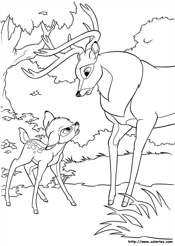 Bambi en colère contre son père
