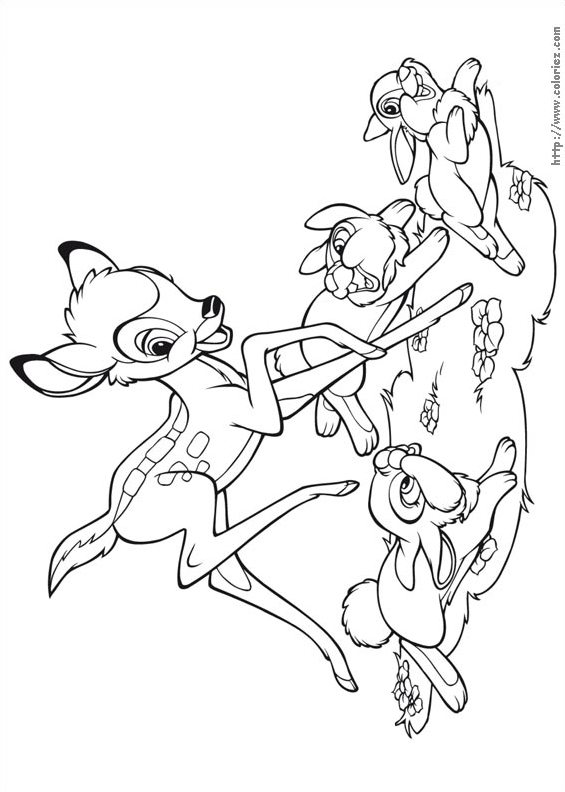Bambi et ses amis les lapins