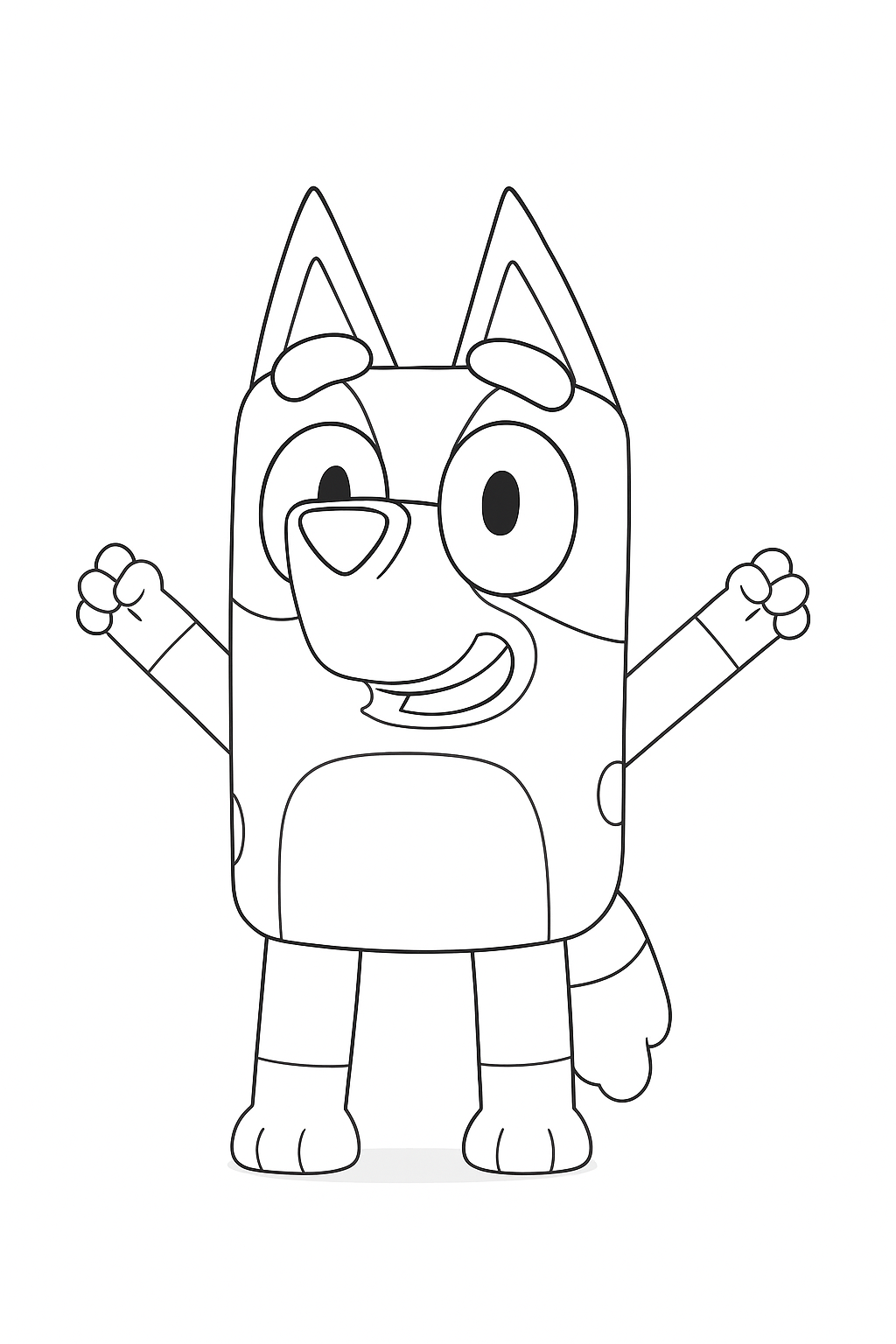 Coloriage Bluey