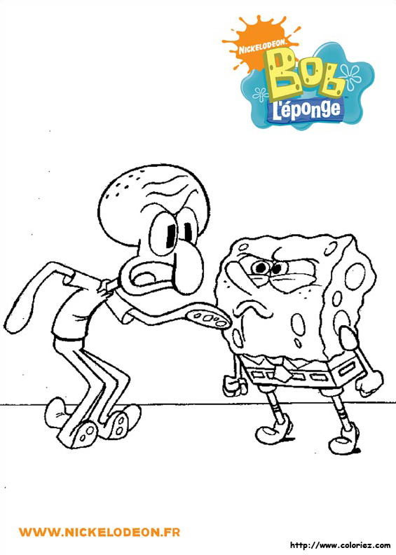 Bob et Patrick qui se disputent
