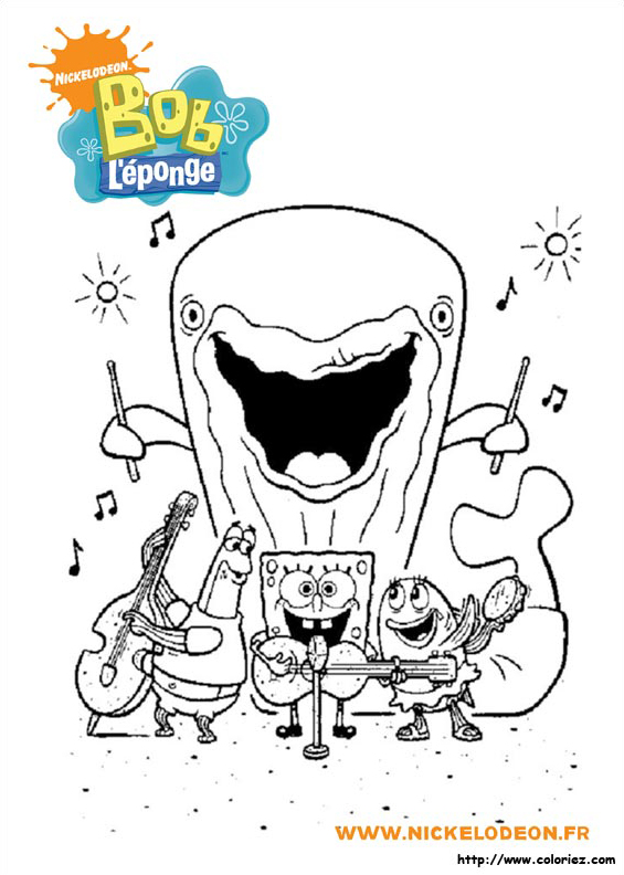 Bob l'éponge et son groupe