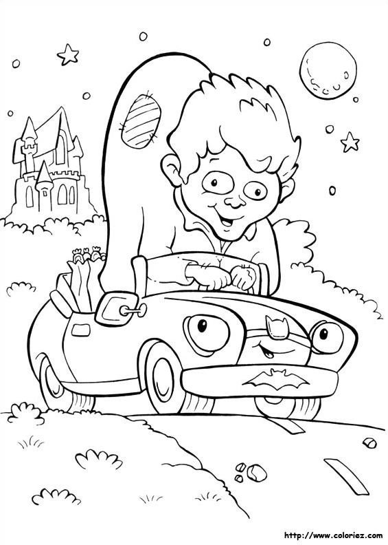 Bossu en voiture