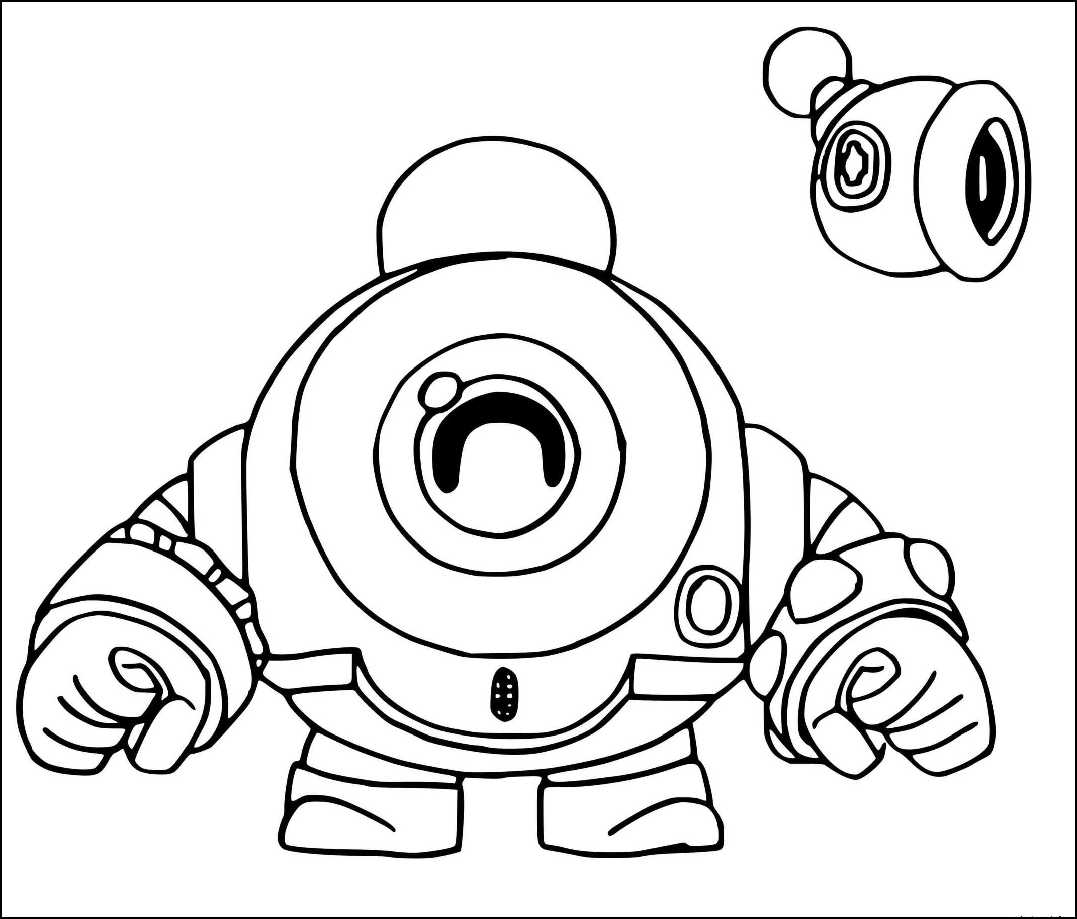 Coloriage Brawl Stars Nani