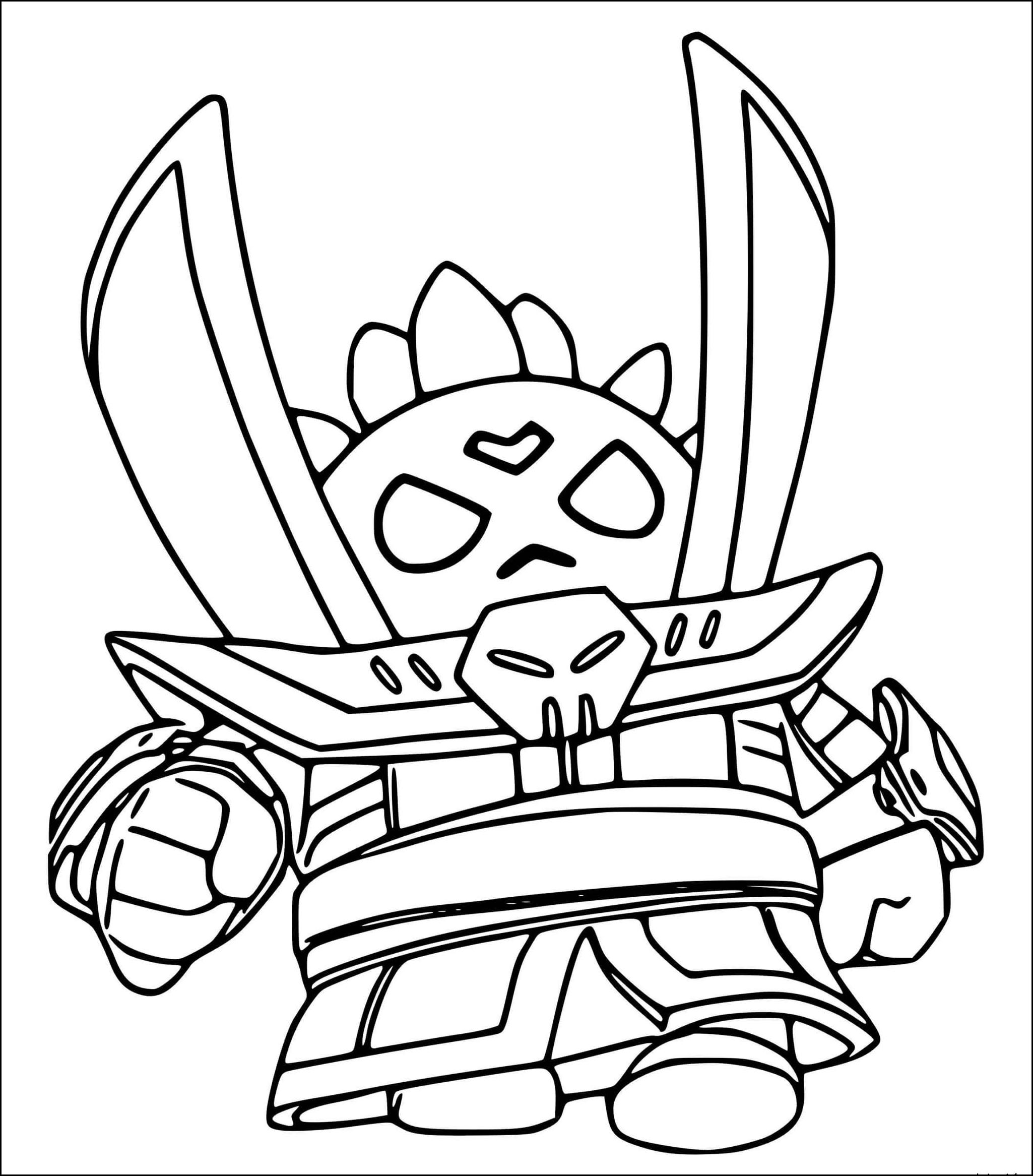 Coloriage Brawl Stars Spike