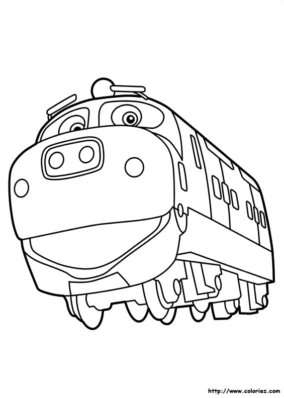 Brewster aime faire la course à  Chuggington
