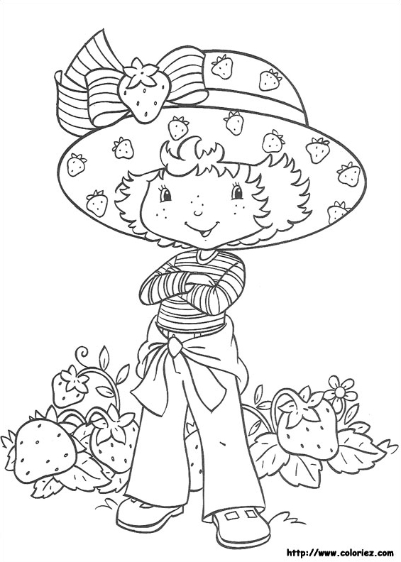 Charlotte et ses fraises