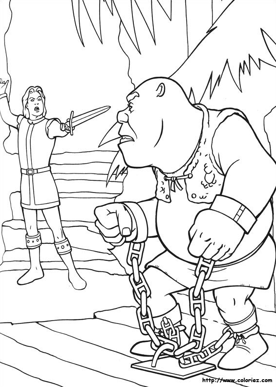 Charmant menace Shrek