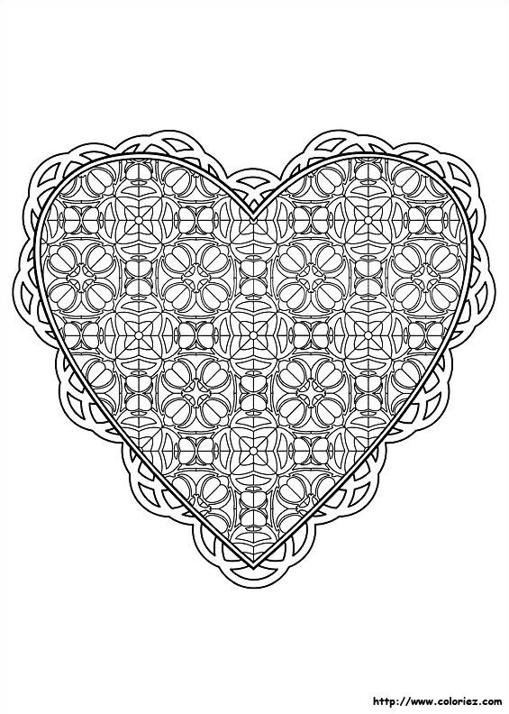 Colorie un coeur