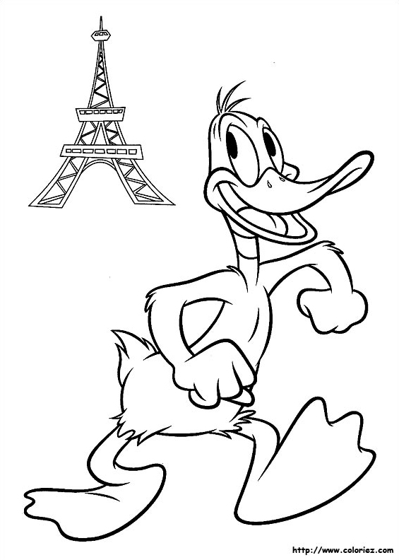 Daffy et la tour Eiffeil