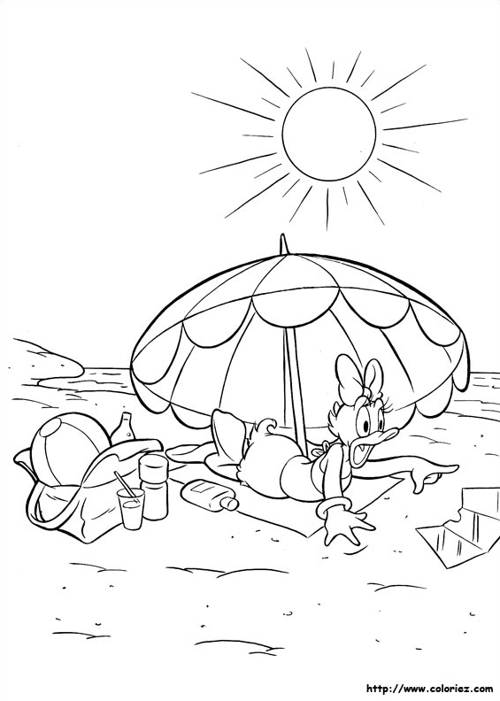 Daisy à  la plage