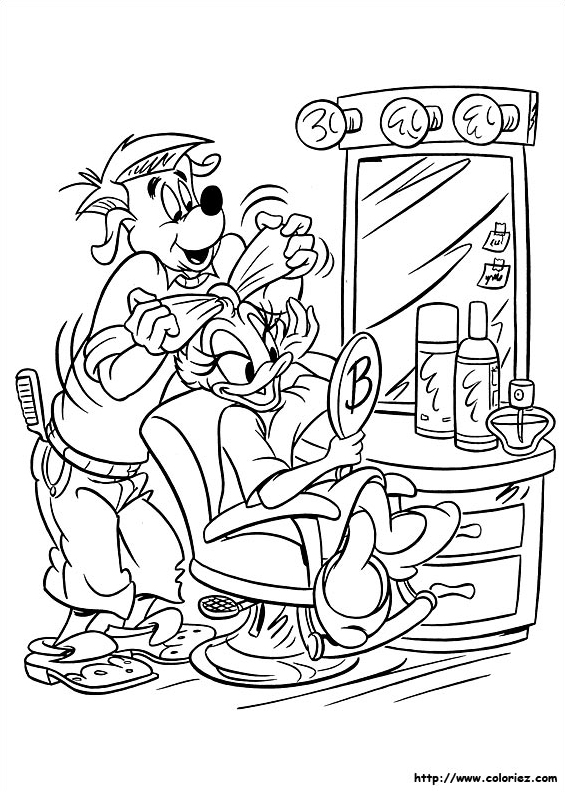 Daisy chez le coiffeur
