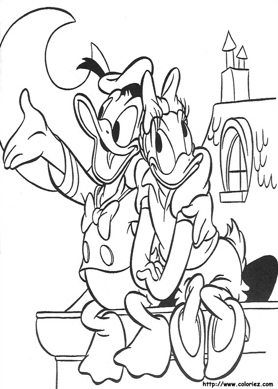 Daisy et Donald amoureux