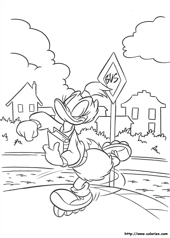 Daisy qui fait du roller skate