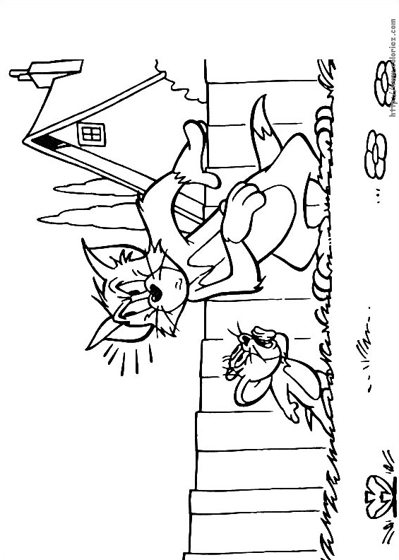 Dans le jardin de Tom et Jerry