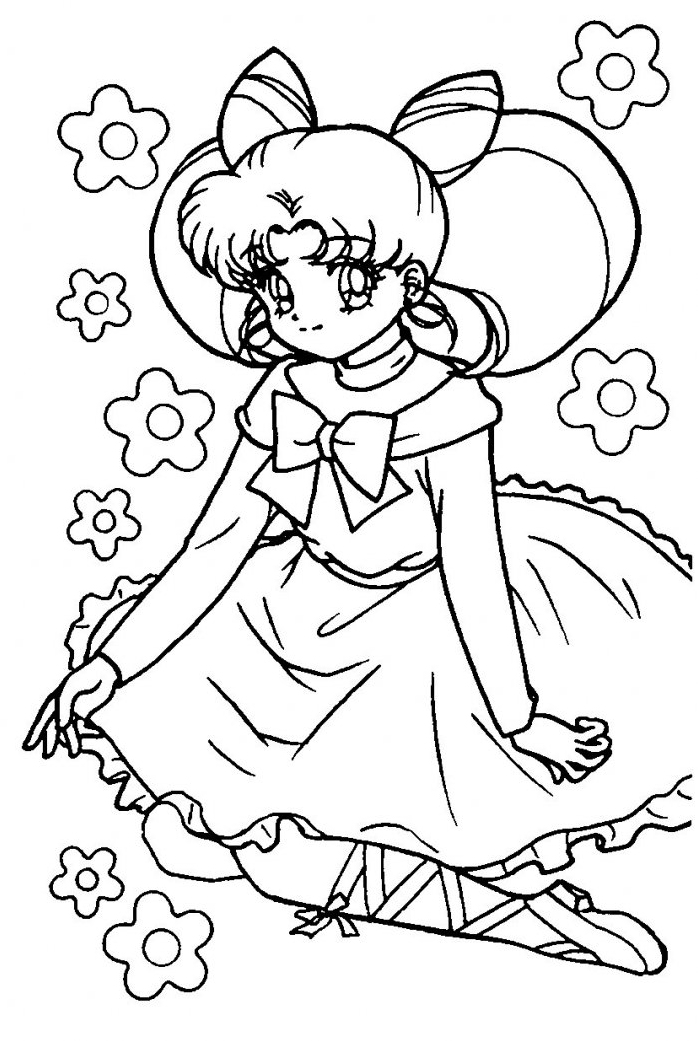 Coloriage de la princesse