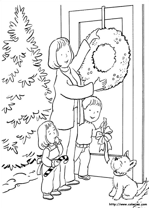 Décoration de la porte d'entrée