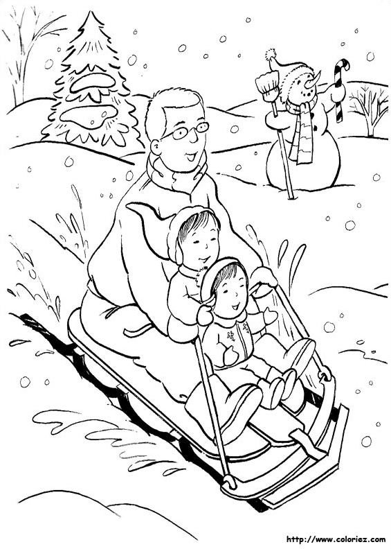 Descente en luge