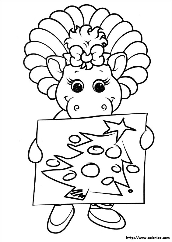 Dessin de Noël de Baby Bop