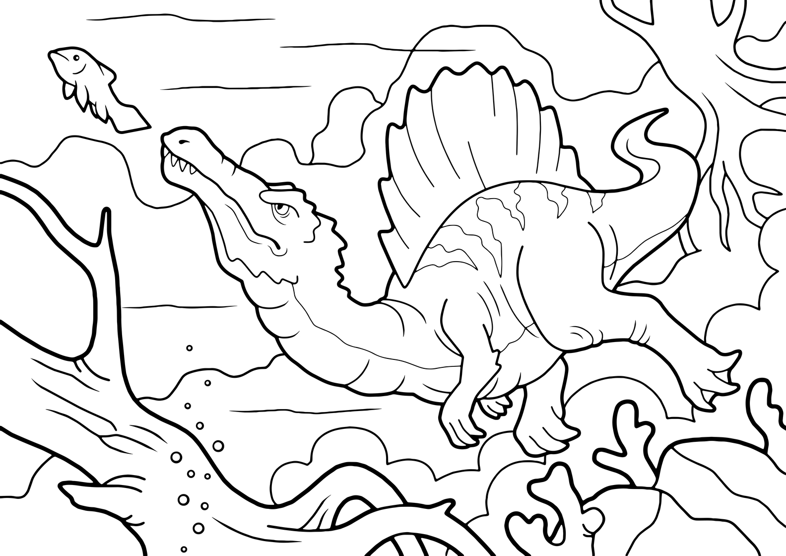 Coloriages De Dinosaures Nageurs Rouleau De Dessin Dinosaures 2 Coloriages De Dinosaures Nageurs Rouleau De Dessin Dinosaures 2