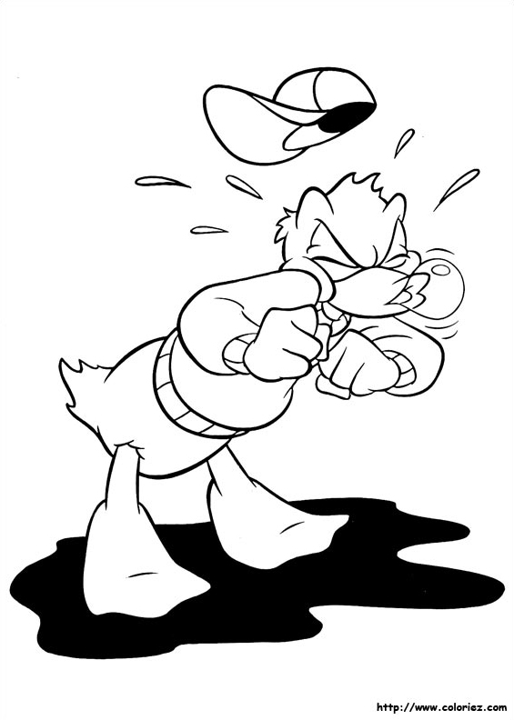 Donald fait des bulles