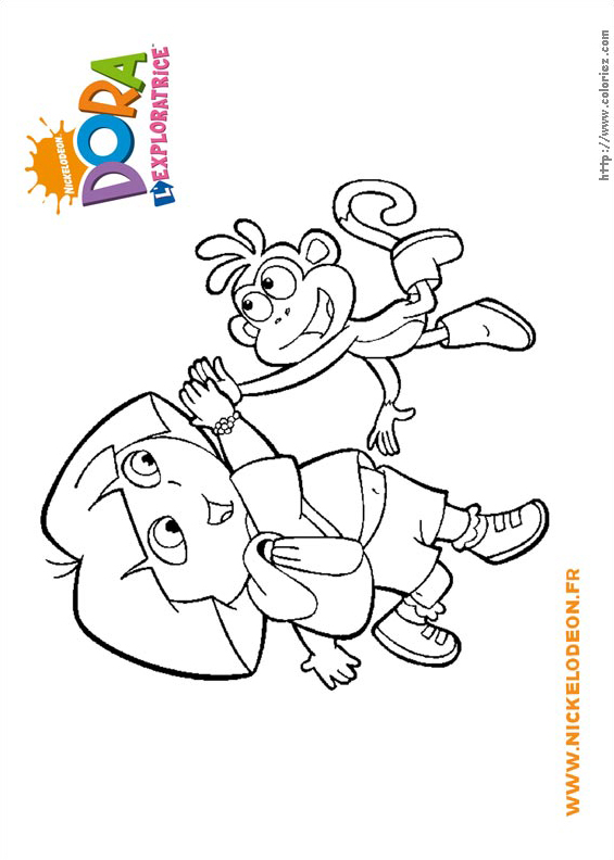 Dora et Babouche se tapent la main