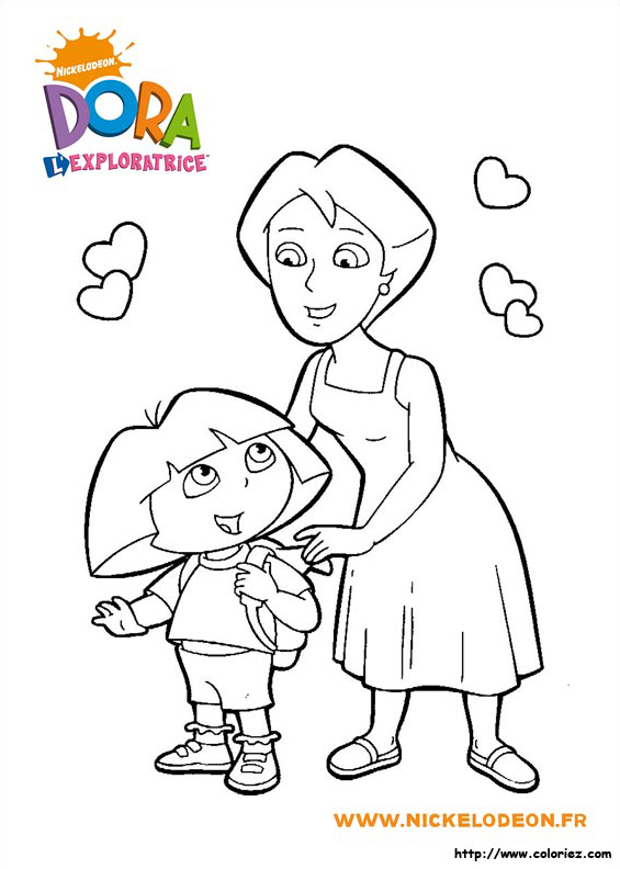 Dora et sa maman