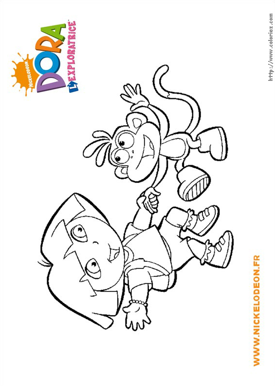 Dora et son singe babouche