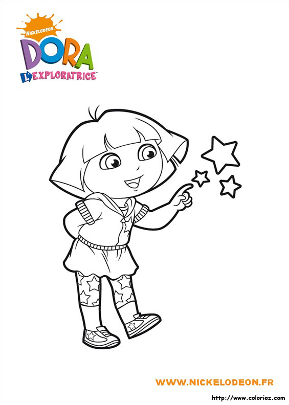 Dora observe les étoiles