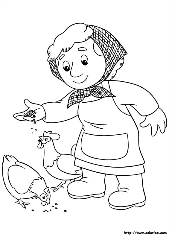 Dorothy à  la ferme