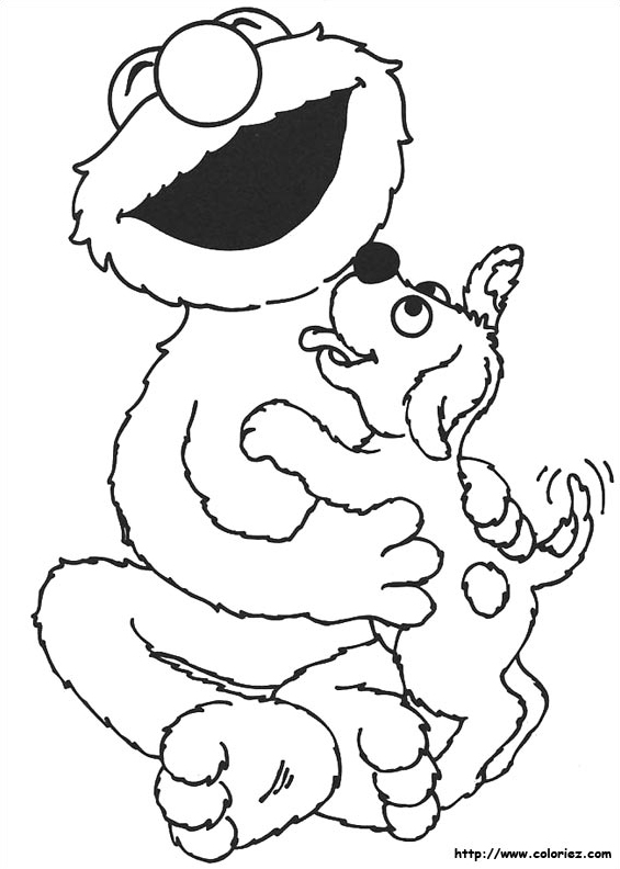 Elmo et petit chien