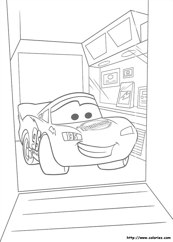 Flash McQueen avec Mack