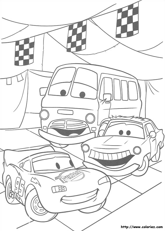 Flash McQueen Fillmore et Sally