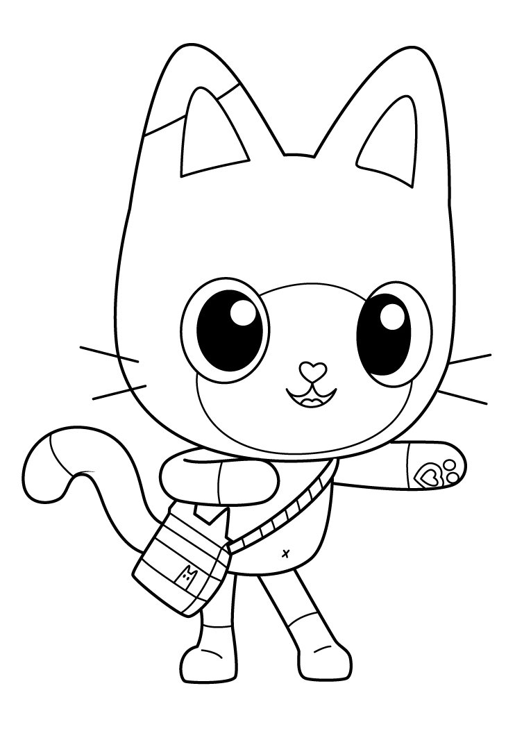 Coloriage Gabby Chat Pandy