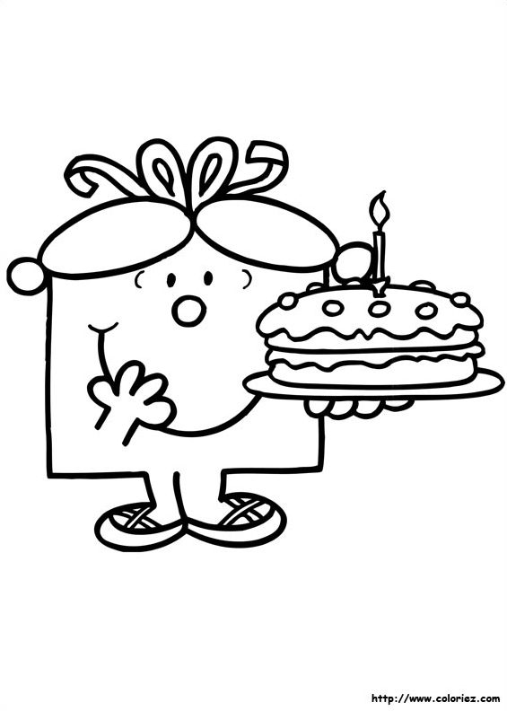 Gâteau d'anniversaire de Madame Anniversaire