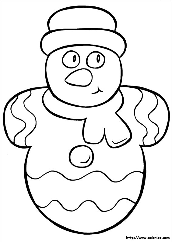 Gâteau de Noël bonhomme