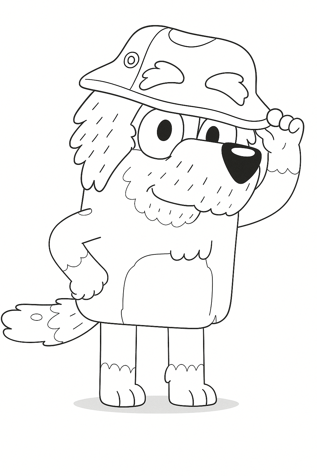 Coloriage Grand Père