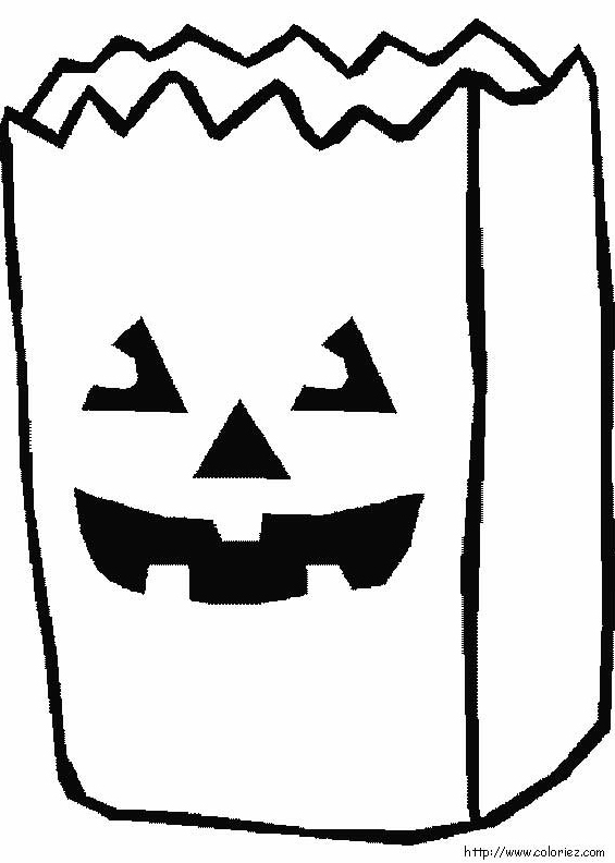 Halloween le sac à  bonbons