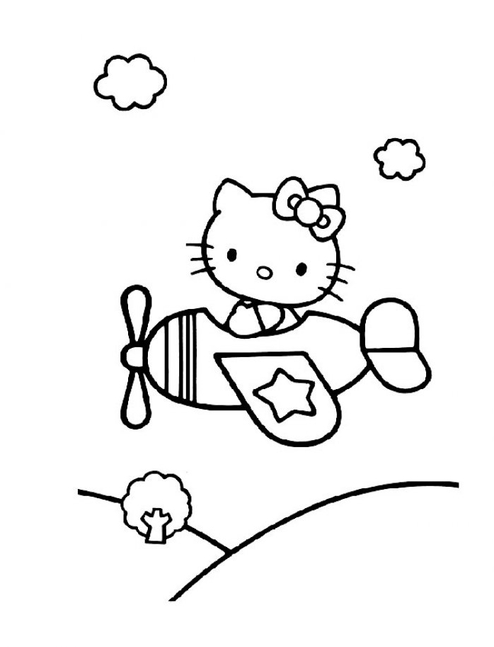 Coloriage Hello Kitty