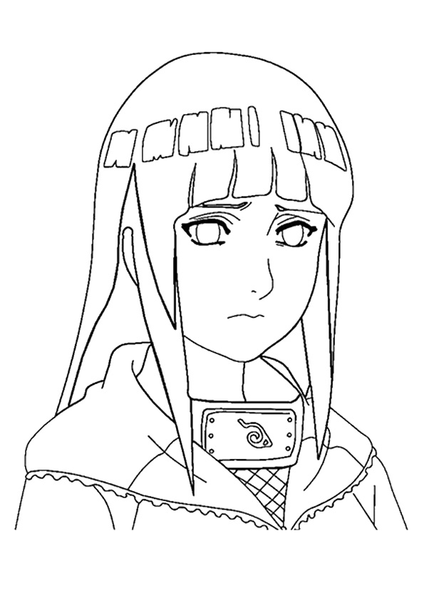 Coloriage Hinata adulte