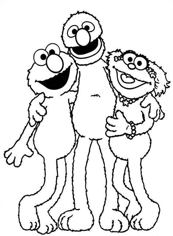 Joyeux amis de Sesame Street