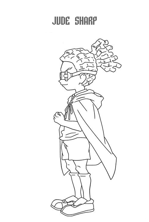 Coloriage Jude Sharp de Inazuma Eleven