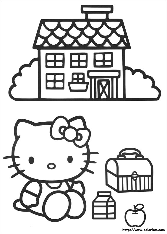 Hello Kitty à l'école